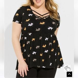 🆕️ 3X DISNEY ARISTOCATS STRAPPY BABYDOLL TOP